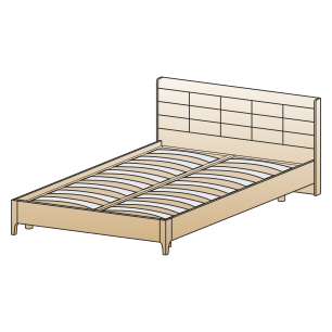 КР-2071 кровать (1,2*2,0)