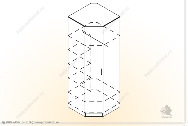 Лозанна Шкаф угловой Ш-УГ