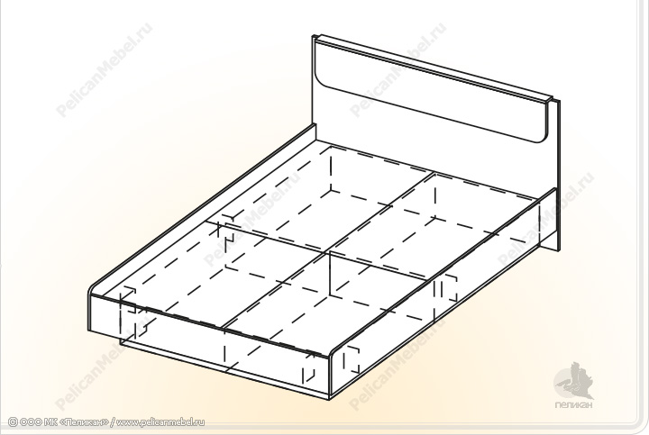 Лозанна Кровать КР-0,9Х2